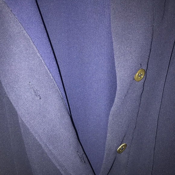 J Crew Pleated Dress 16 in navy - Picture 9 of 14